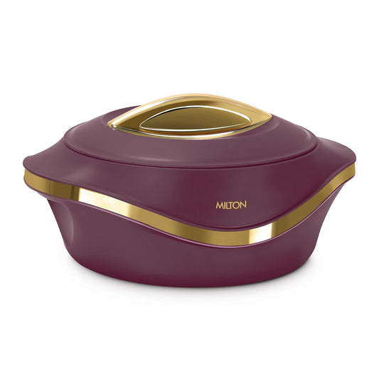 MILTON Pearl 1500 Inner Stainless Steel Casserole, 1.27 litres, Maroon